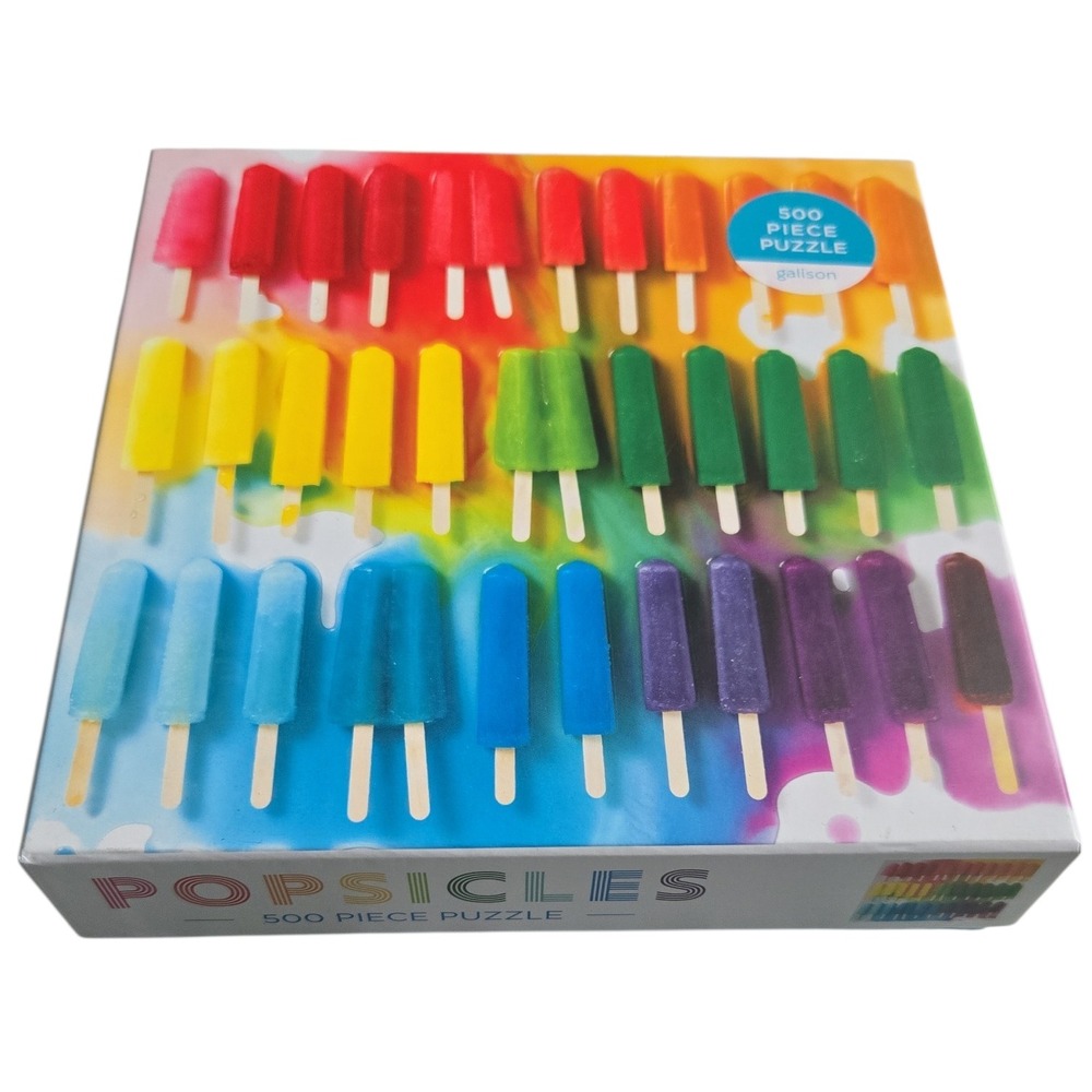Galison POPSICLES 500 piece puzzle jigsaw COMPLETE